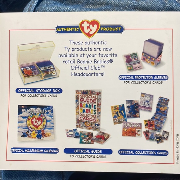 Ty beanie baby platinum membership certificate 1999 clubby ii beanie babies - Picture 3 of 12